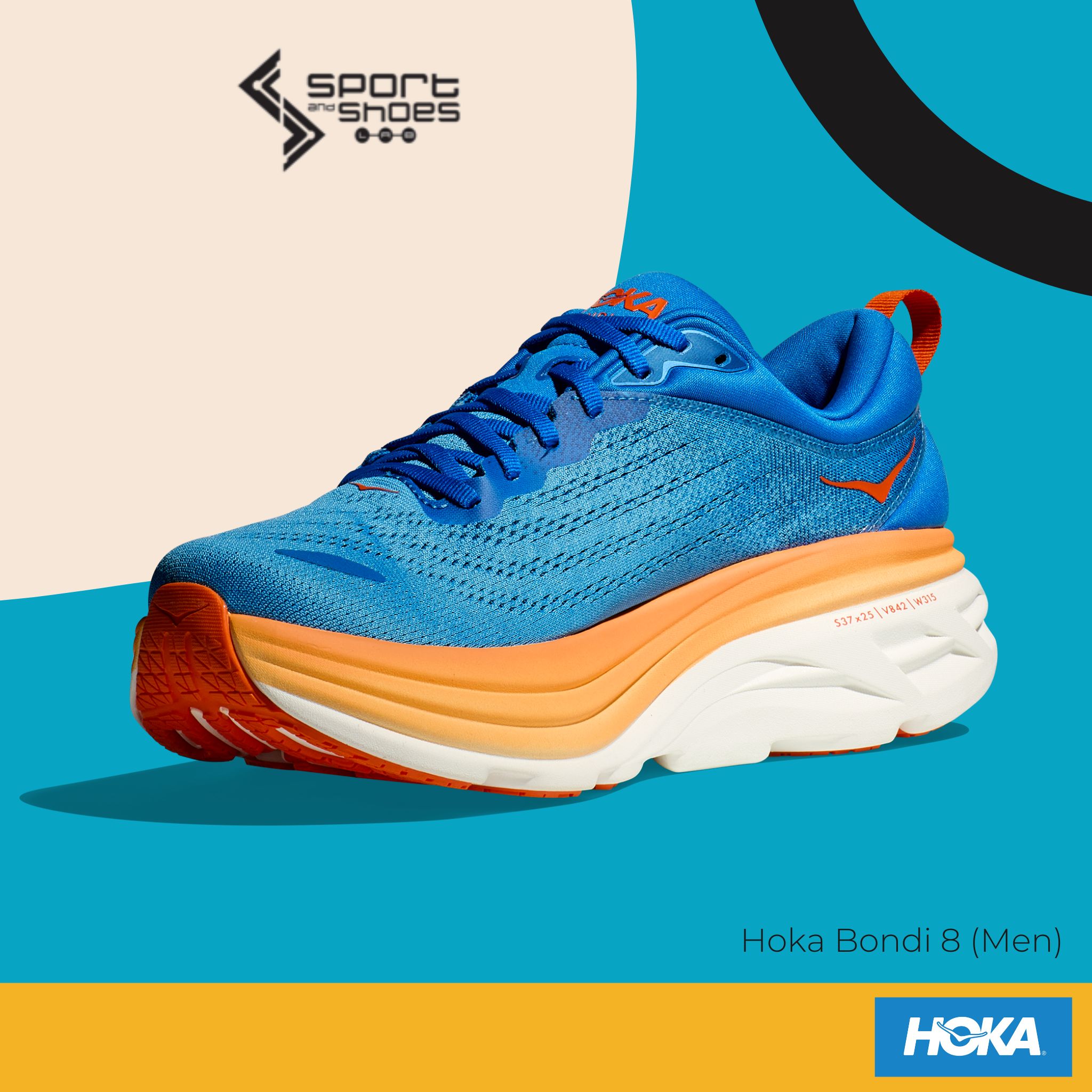 Hoka Bondi 8 WIDE (M) (1127953-CSVO)